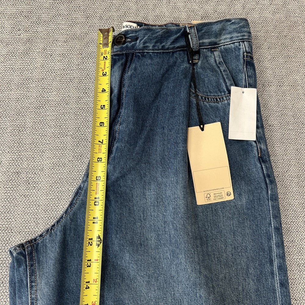 Scotch & Soda Lyocell Cotton Blue Jeans Women Wide Leg High Rise Sz 10 / 30 - Picture 12 of 12